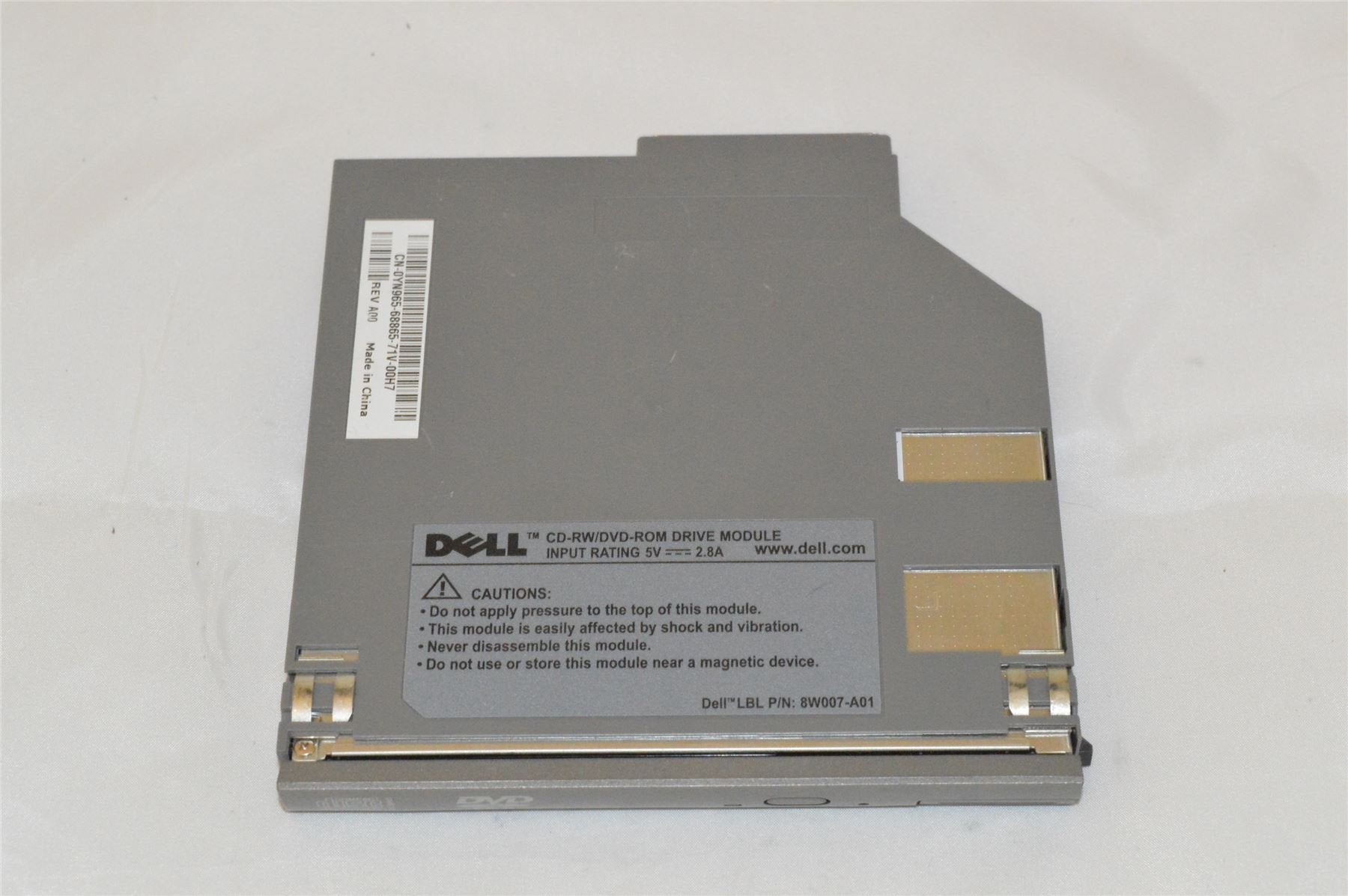 Dell 8W007 A01 24x CD RW/8x DVD ROM Notebook IDE Drive (Silver)